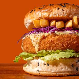 Cheddar Cheese Bomb Burger