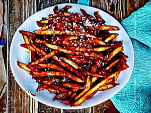 Honey chilli fries