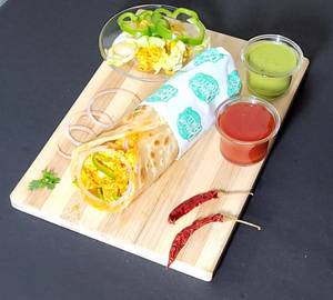 Schezwan paneer kathi roll