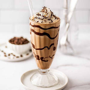 Cold Coffee With Vanilla Ice-cream