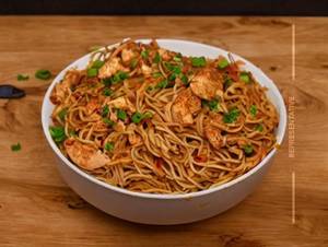 Chicken garlic noodles