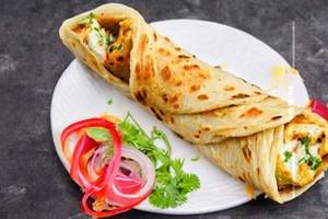 Single Chicken Malai Tikka Roll