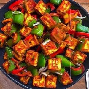 Chilli paneer onion chilli paneer jalapenos capsicum