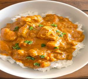 Fish Fry Curry With Rice Meal