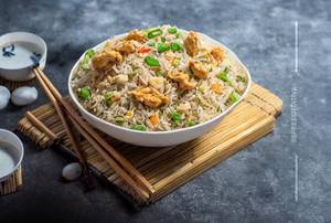 Fried rice chicken