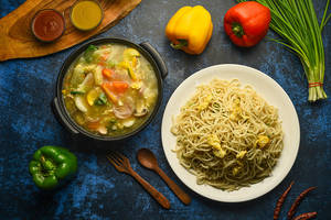 Egg Cantonese Noodles