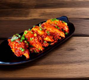 Chicken pan fried momo