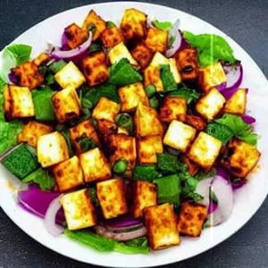 Crispy Paneer Salad