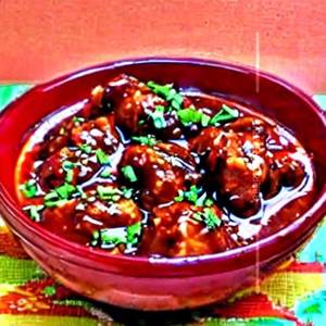 Chicken manchurian gravy