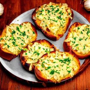 Che Schezwan Garlic Bread