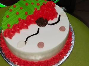 Santa Claus Vanilla Cake