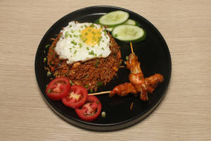 Nasi Goreng Chicken Rice