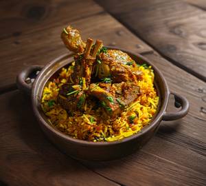 Hyderabadi chicken fry biryani 750 ml