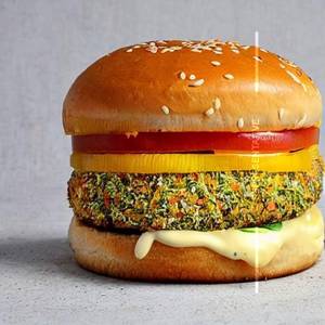 Vegetable Cheese Burger
