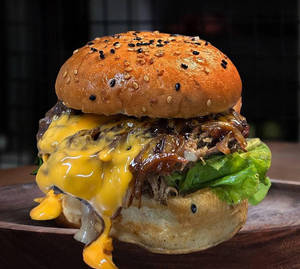 Shredded Buff Burger