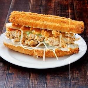 Fried Chicken Cheese Sandwich