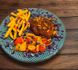 Chicken Steak with Garlic Sauce