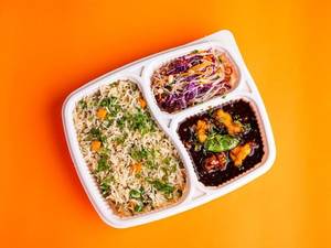 Chicken Manchurian Fried Rice Tiffin