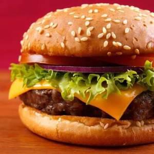 Paneer with cheese burger