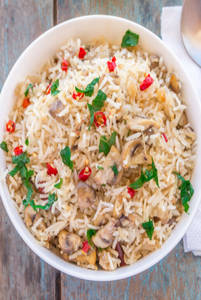 Mushroom Fried Rice