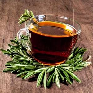 Rosemary herbal infusion tea