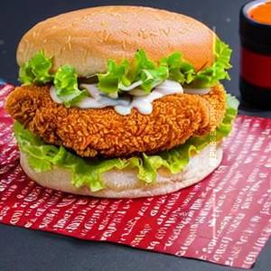 Fried chicken burger