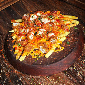Chicken cheesy fries