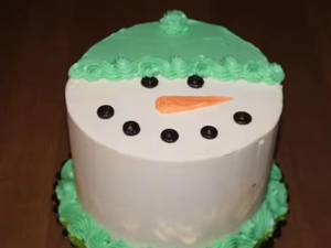Snow Santa Pineapple Cake