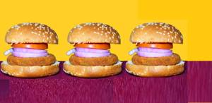 Crispy Veg Burger [3 Pieces]