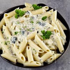Alfredo creamy white pasta