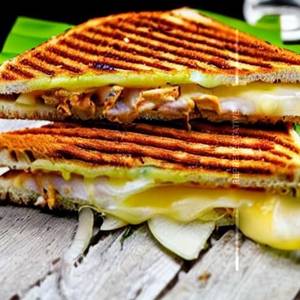Chicken Cheese Grilled Sandwich