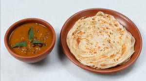 Parotta + Kadala Curry
