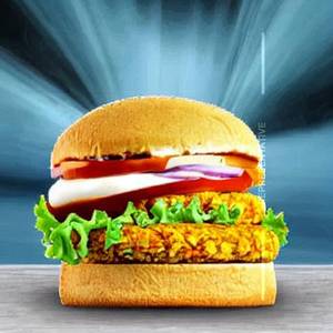 Veg cheese corn burger