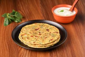 Aloo methi parotha  [plain]