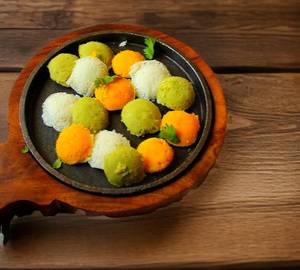 Mini Plain Idli [12 pieces]
