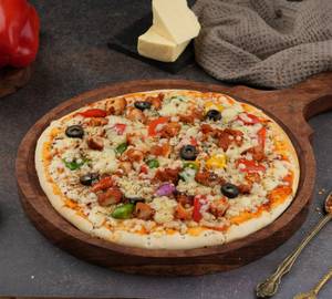 Double Cheese Chicken Tikka Pizza [9 Inches, Medium]