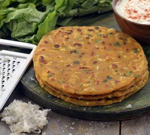 Mooli parantha combo