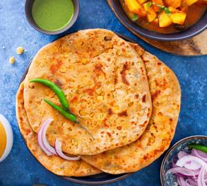 Plain parantha combo