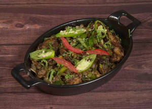 Mushroom Pepper Fry