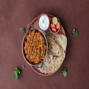 Paneer Bhurji With Paratha