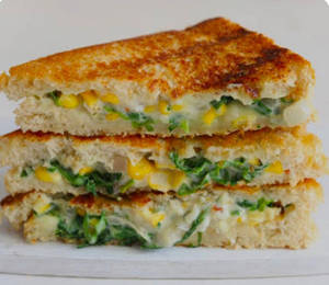 Corn Cheese Grilled Sandwich