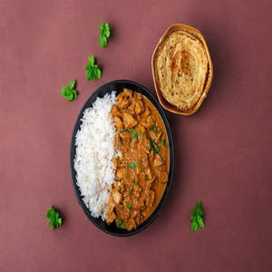 Chicken Curry With Rice |Lachaa Paratha