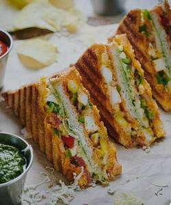 Veg Paneer Tandoori Grilled Sandwich