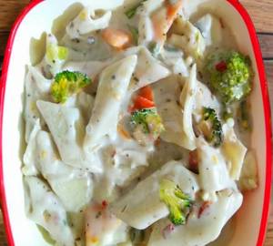 White pasta