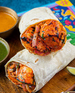 Paneer tikka wrap