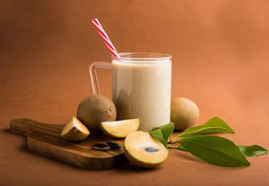 Chickoo Milk Shake