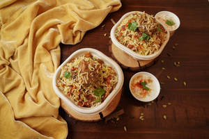 Shehzada Chicken Dum + Shehzada Chicken Dum Biryani Combo( Serves 2)