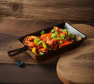 Chilli Soya Chaap Dry 