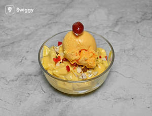 Fruit Salad With Ice Cream