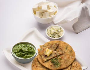 Paneer Pyaaz Paratha